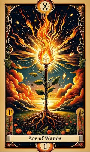 Ace of wands