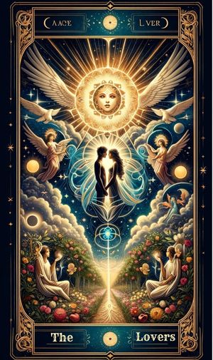 Lovers tarot card