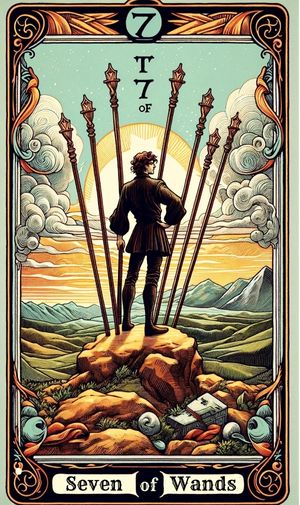 Seven of wands