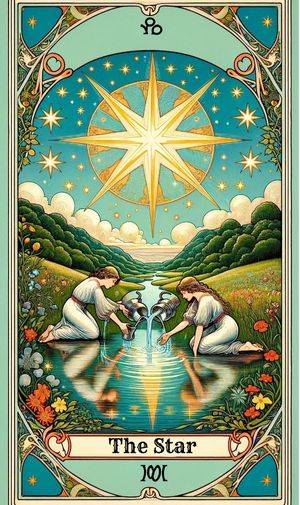 Star tarot card