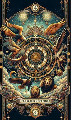 Wheel of Fortune tarot card